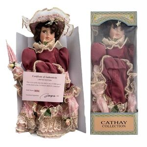 NEW Vintage Cathay Collection Limited Edition Maria Porcelain Doll